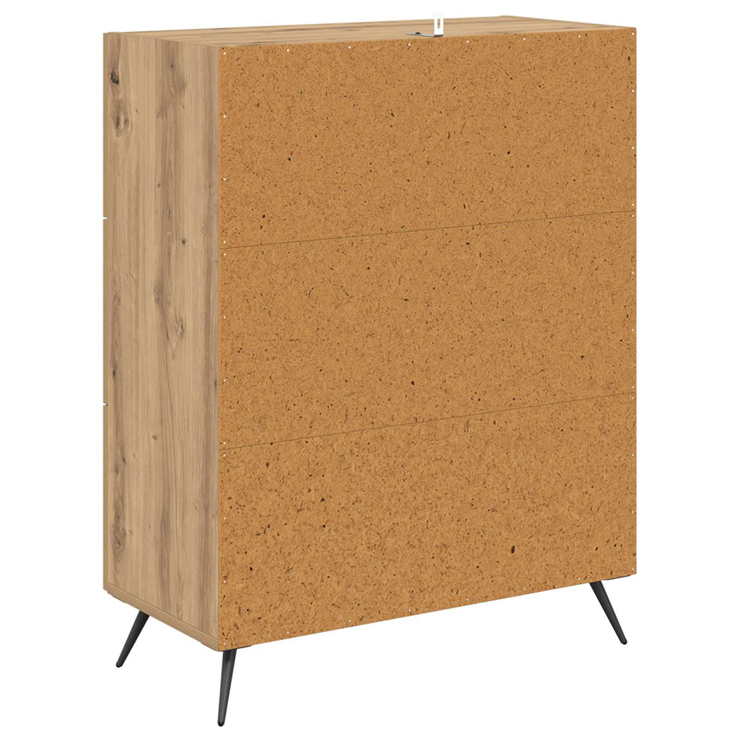 Skuffeskab 3-Skuffe Artisan Eg 69,5 x 34 x 90 cm