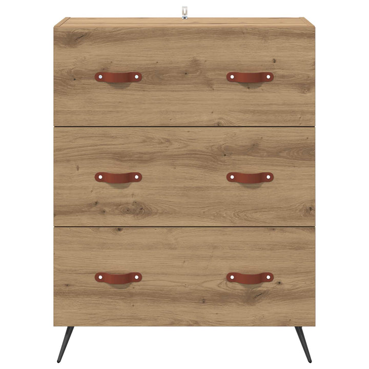 Skuffeskab 3-Skuffe Artisan Eg 69,5 x 34 x 90 cm
