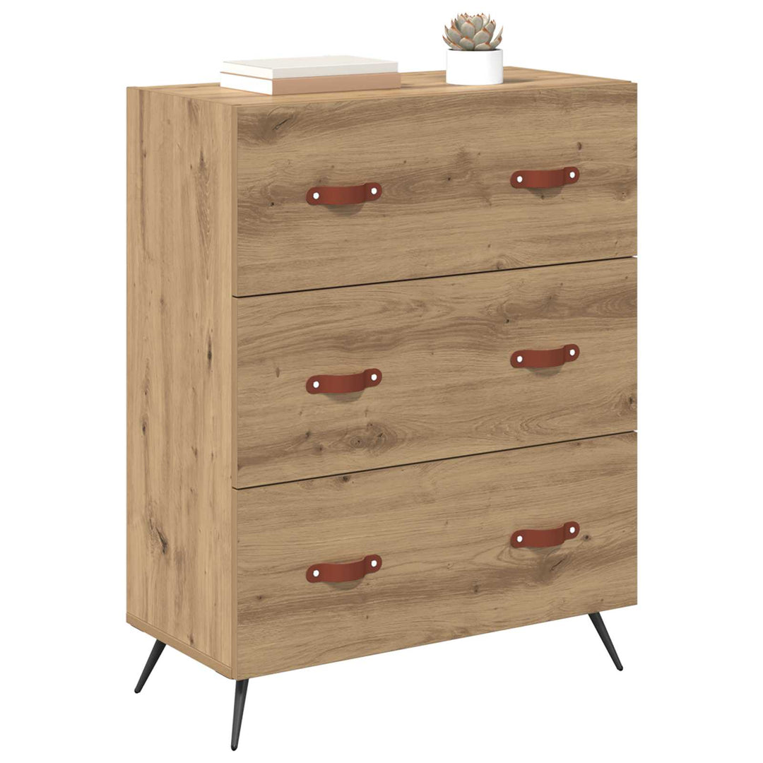 Skuffeskab 3-Skuffe Artisan Eg 69,5 x 34 x 90 cm