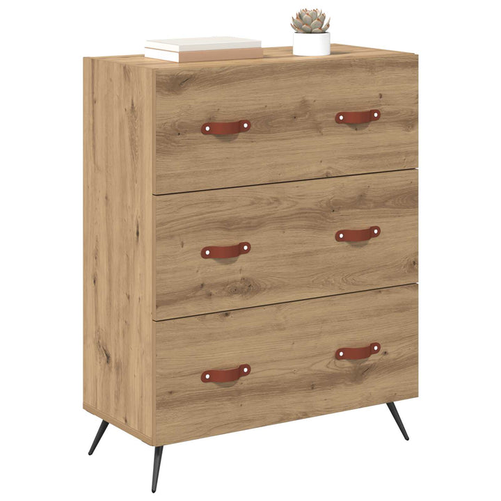 Skuffeskab 3-Skuffe Artisan Eg 69,5 x 34 x 90 cm