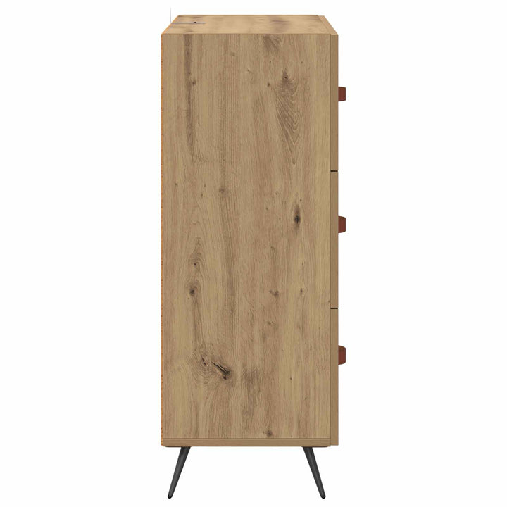 Skuffeskab 3-Skuffe Artisan Eg 69,5 x 34 x 90 cm