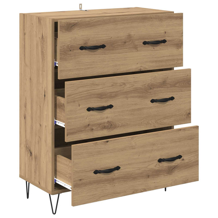 Sideboard Artisan Egetræ 69,5 x 34 x 90 cm