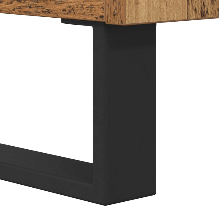Sideboard Gammelt træ 69,5 x 34 x 90 cm Ingeniørt træ og jern