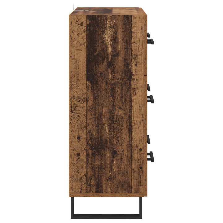 Sideboard Gammelt træ 69,5 x 34 x 90 cm Ingeniørt træ og jern