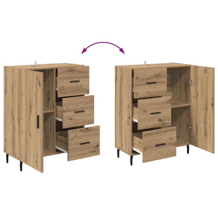 Sideboard Artisan Egetræ 69,5 x 34 x 90 cm