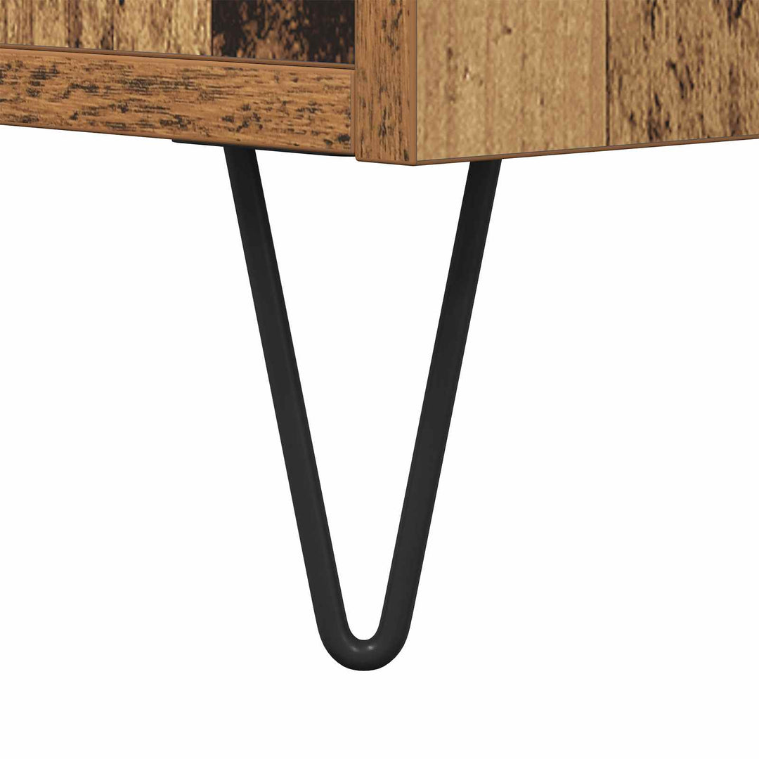 Sideboard Gammelt træ 34 x 34,5 x 90 cm Konstrueret træ