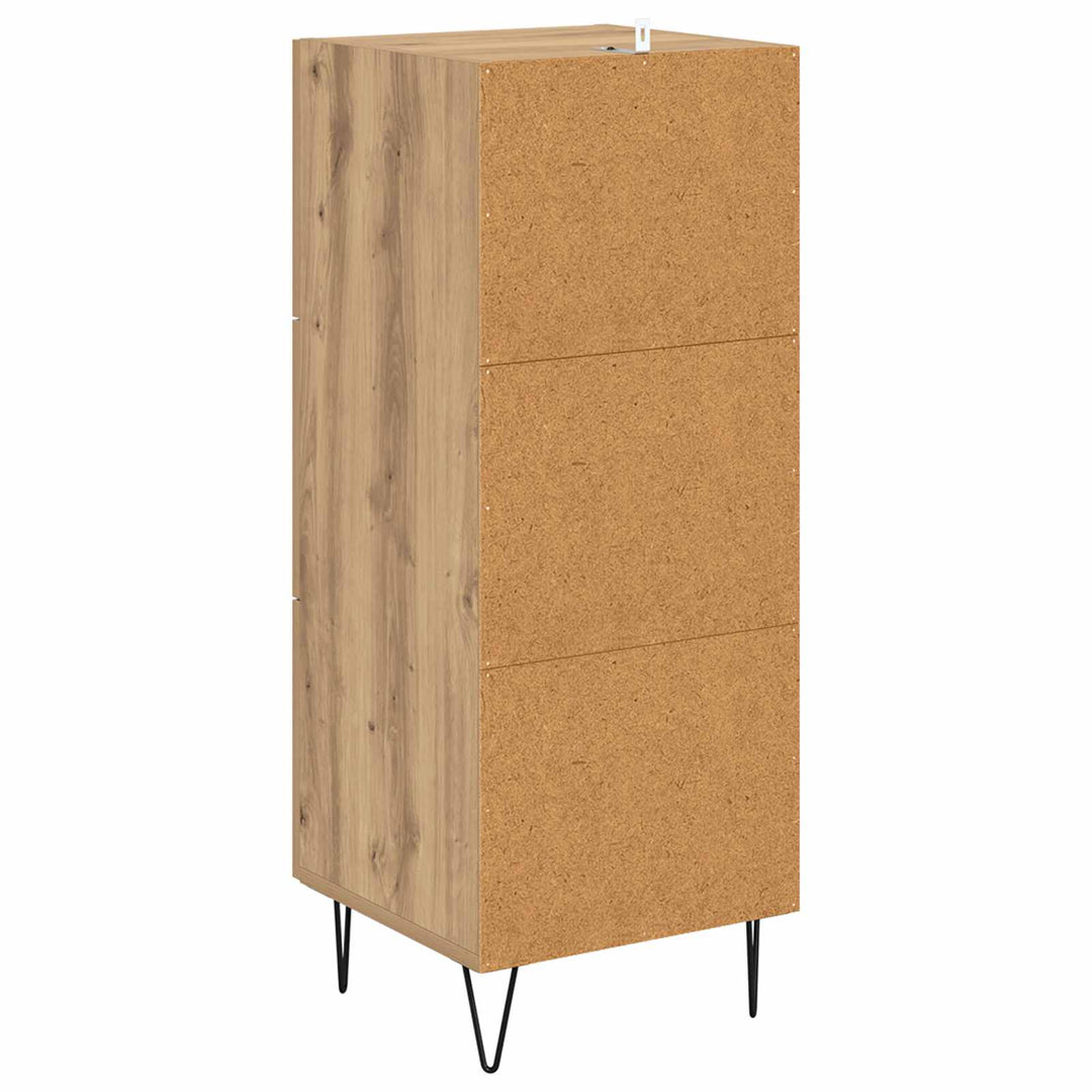 Sideboard artisan eg 34 x 34,5 x 90 cm Konstrueret træ