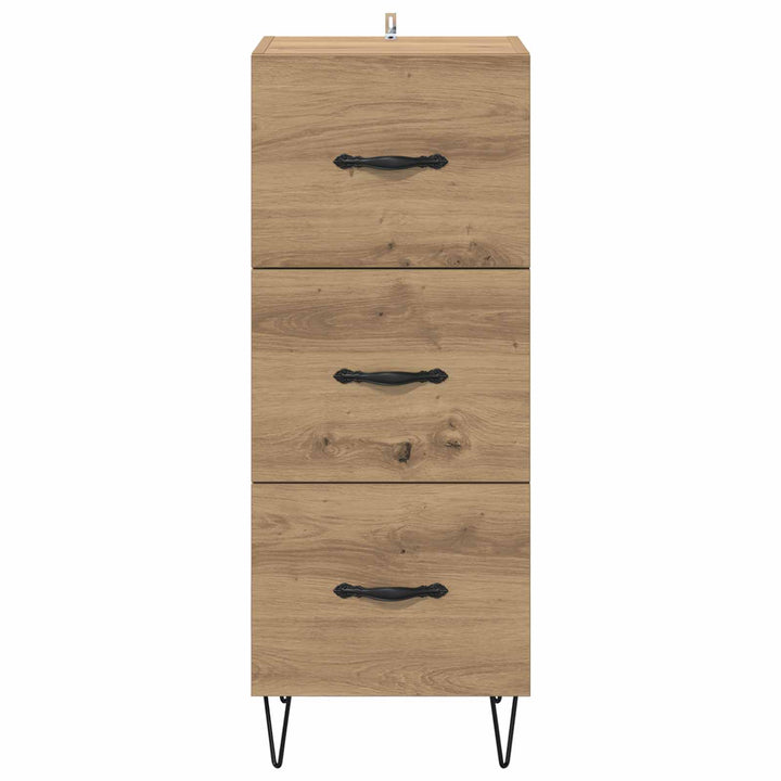 Sideboard artisan eg 34 x 34,5 x 90 cm Konstrueret træ