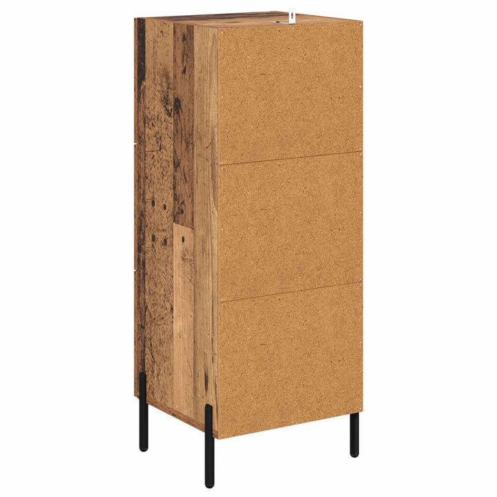 Sideboard Gammelt træ 34 x 34.5 x 90 cm Konstrueret træ