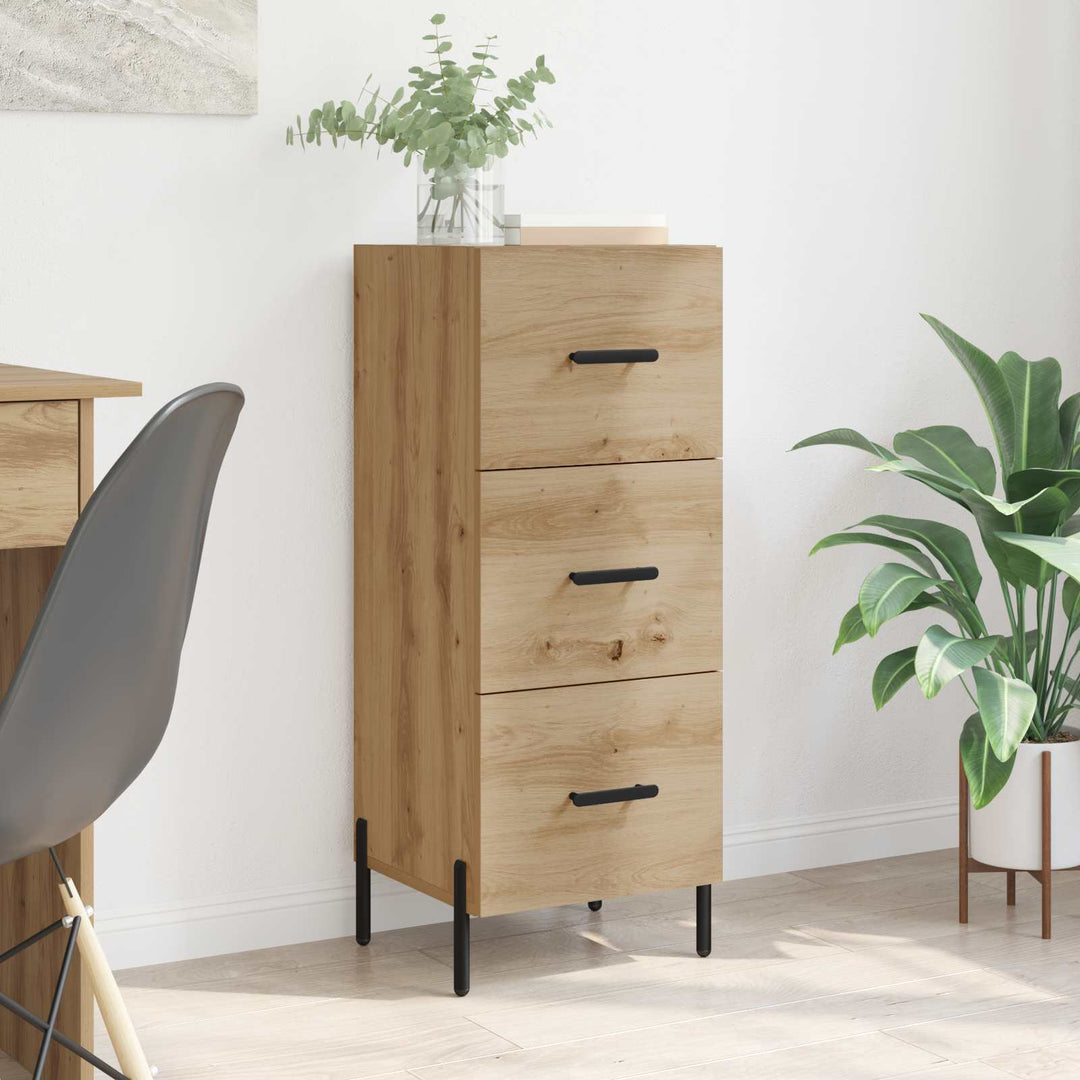 Sideboard artisan eg 34 x 34.5 x 90 cm Konstrueret træ
