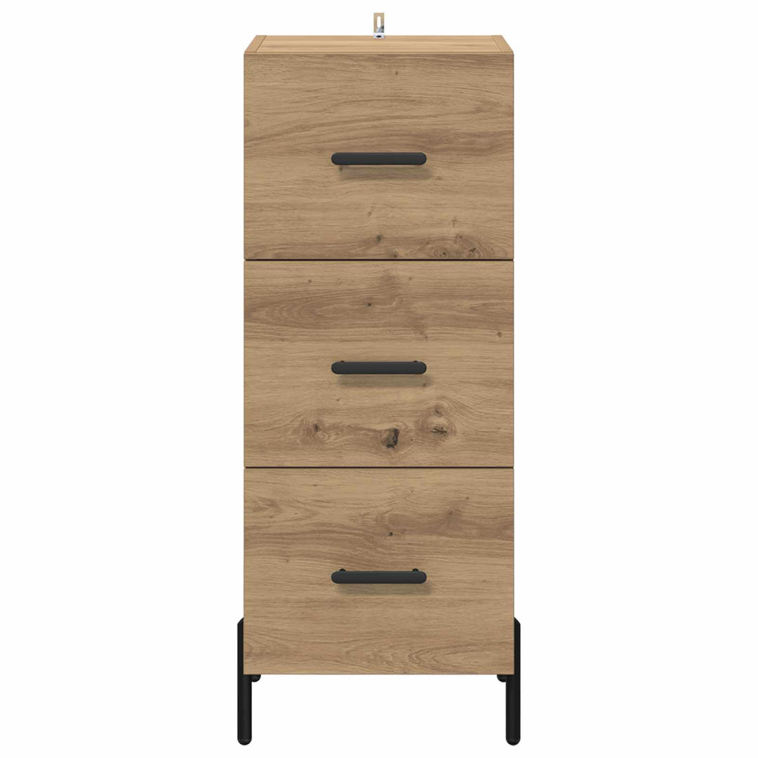 Sideboard artisan eg 34 x 34.5 x 90 cm Konstrueret træ