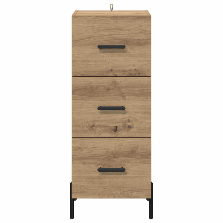 Sideboard artisan eg 34 x 34.5 x 90 cm Konstrueret træ