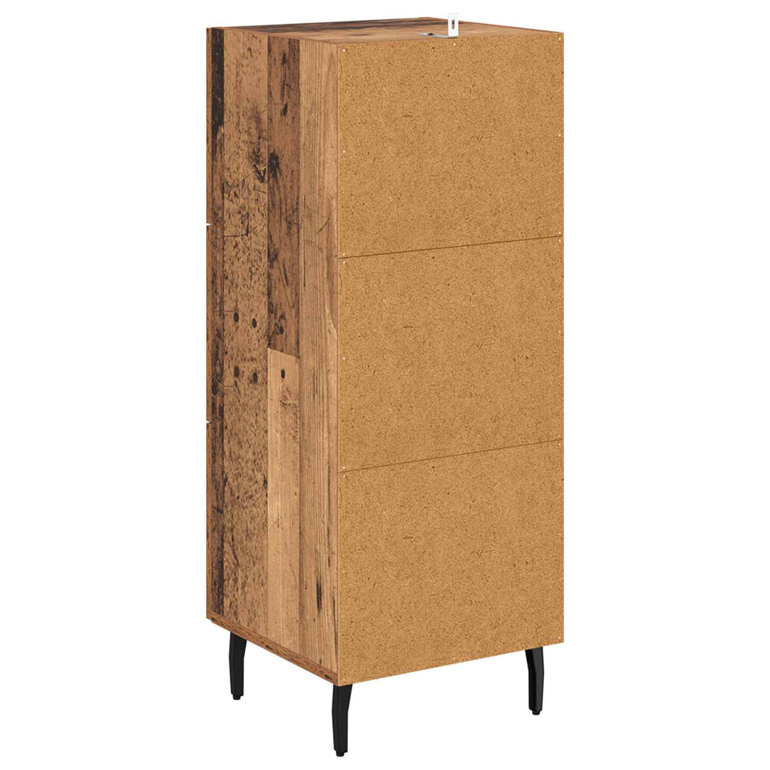 Sideboard Gammelt træ 34 x 34.5 x 90 cm Konstrueret træ