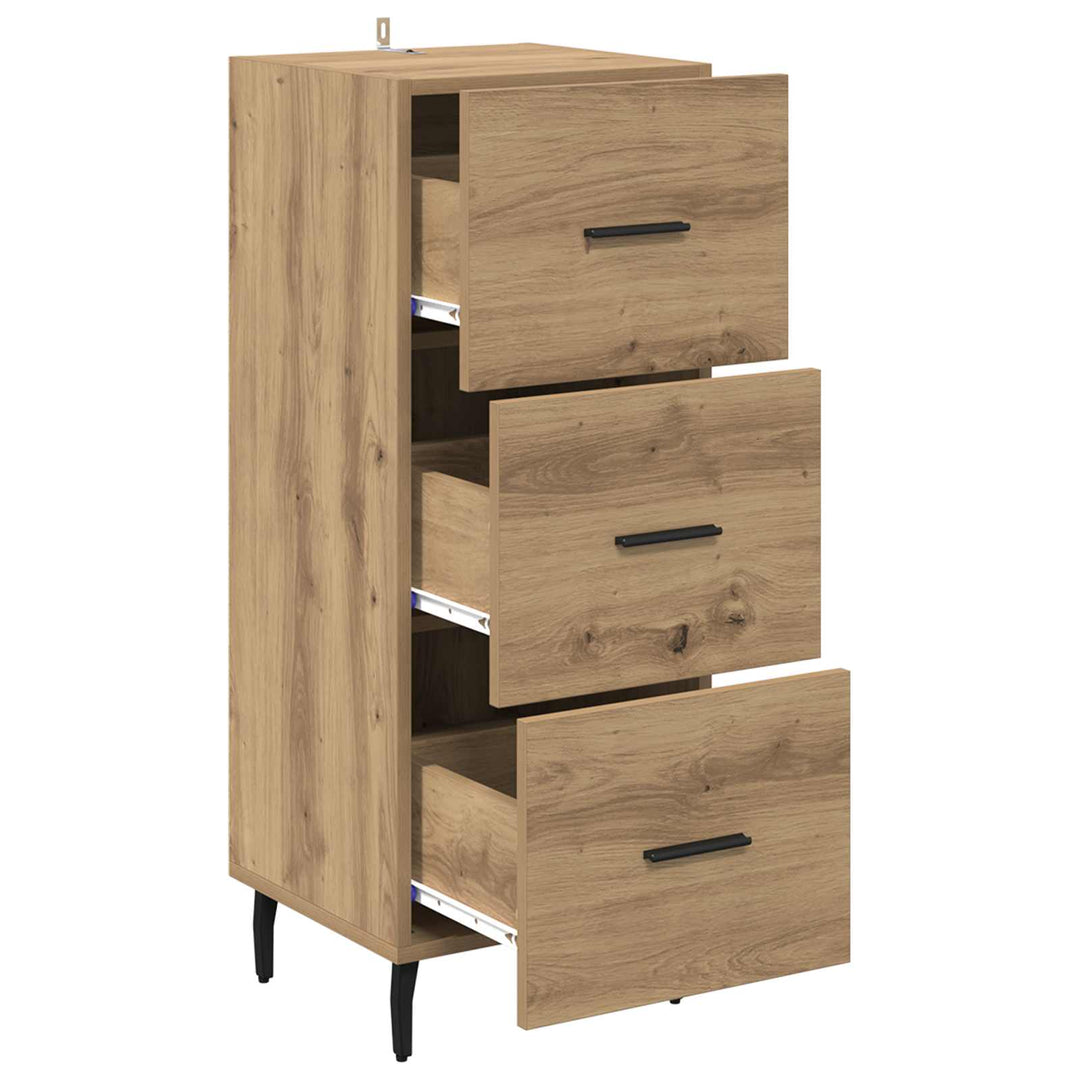 Sideboard artisan eg 34 x 34.5 x 90 cm Konstrueret træ