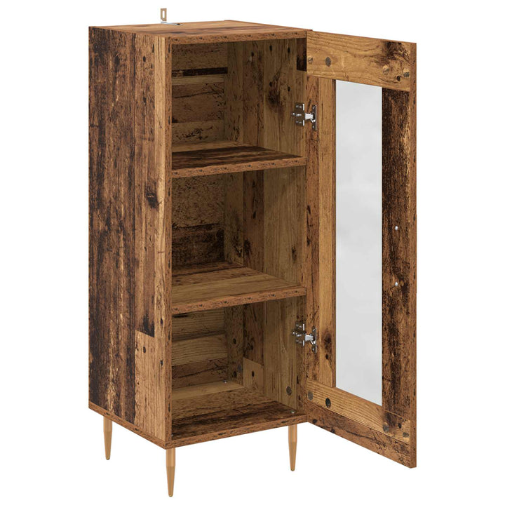 Sideboard Gammelt træ 34 x 34.5 x 90 cm Konstrueret træ
