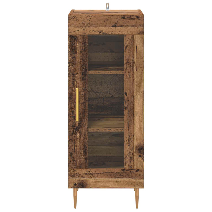 Sideboard Gammelt træ 34 x 34.5 x 90 cm Konstrueret træ