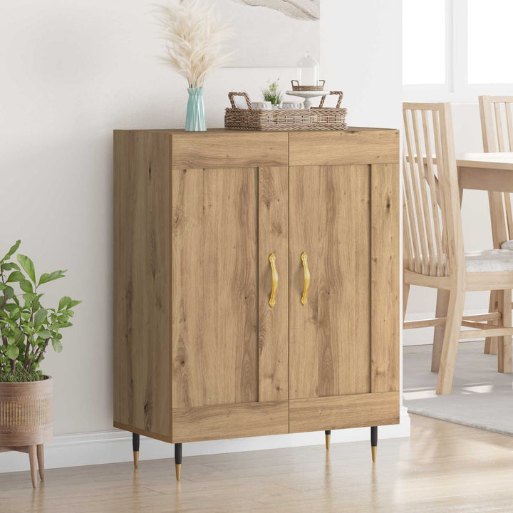 Sideboard Artisan Egetræ 69,5 x 34 x 90 cm Konstrueret træ