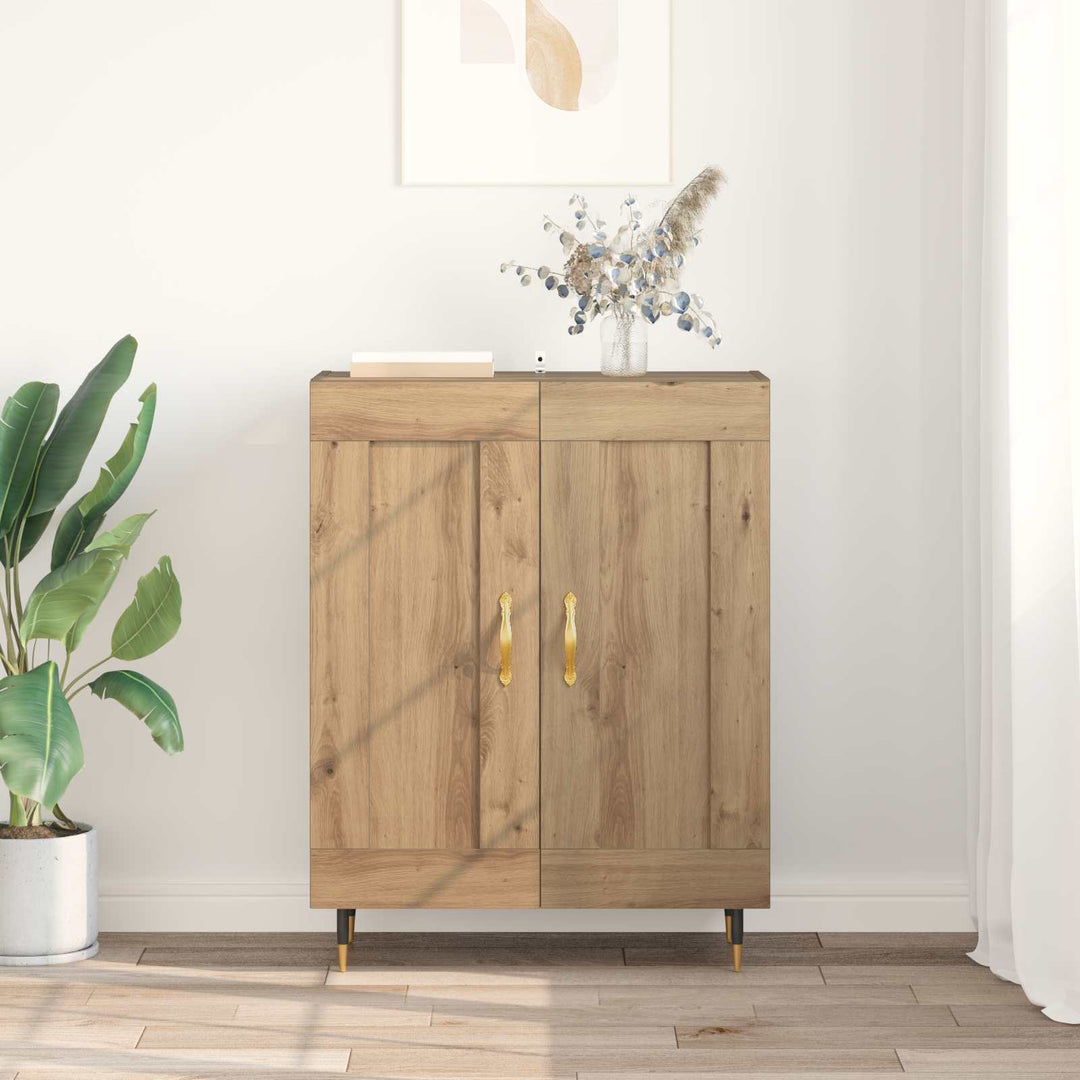 Sideboard Artisan Egetræ 69,5 x 34 x 90 cm Konstrueret træ