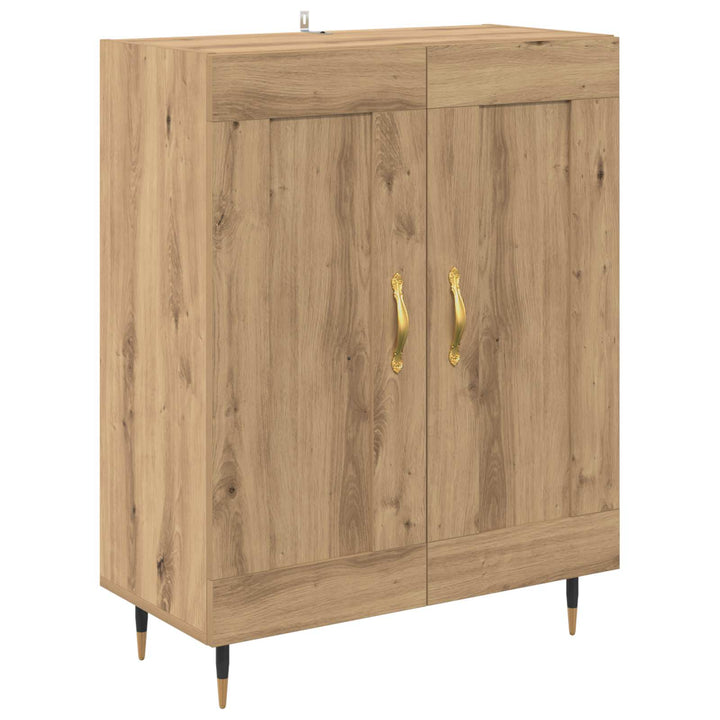 Sideboard Artisan Egetræ 69,5 x 34 x 90 cm Konstrueret træ