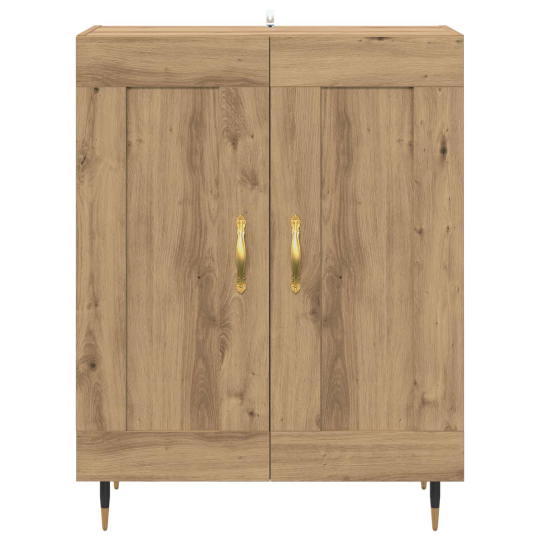 Sideboard Artisan Egetræ 69,5 x 34 x 90 cm Konstrueret træ