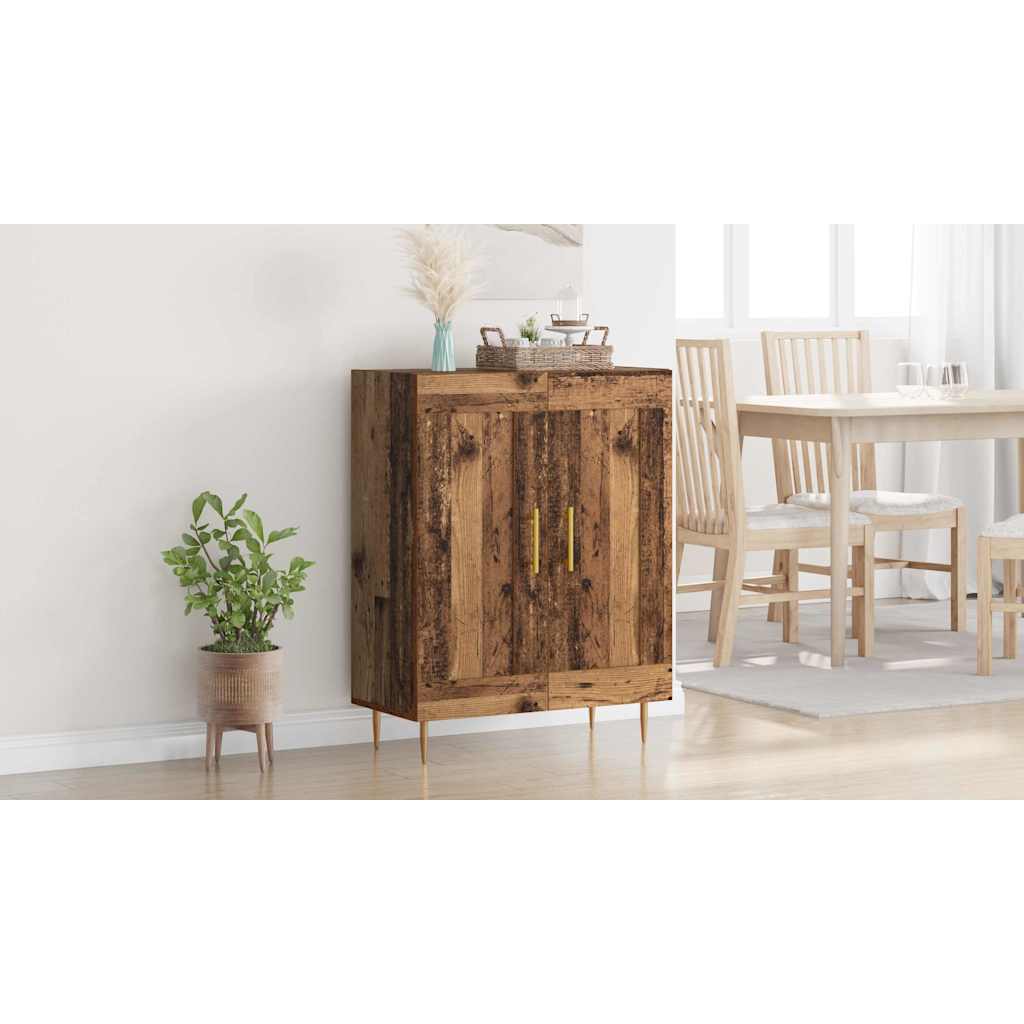 Sideboard Gammelt træ 69,5 x 34 x 90 cm Ingeniørt træ og jern