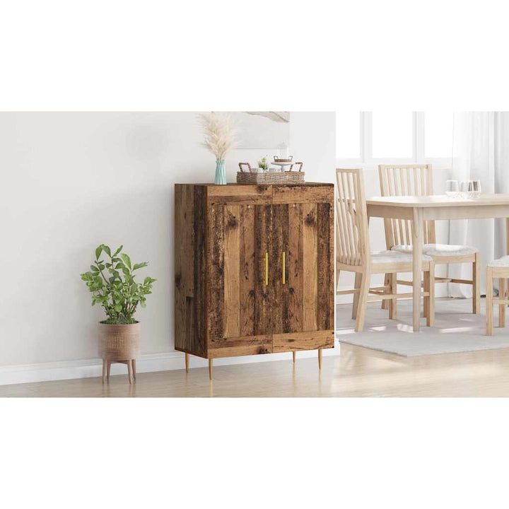 Sideboard Gammelt træ 69,5 x 34 x 90 cm Ingeniørt træ og jern