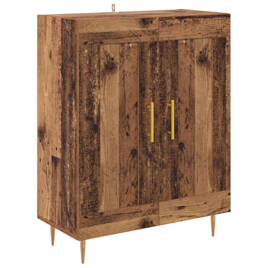 Sideboard Gammelt træ 69,5 x 34 x 90 cm Ingeniørt træ og jern