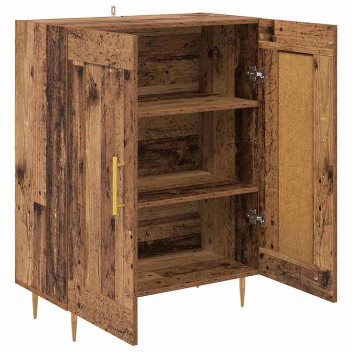Sideboard Gammelt træ 69,5 x 34 x 90 cm Ingeniørt træ og jern