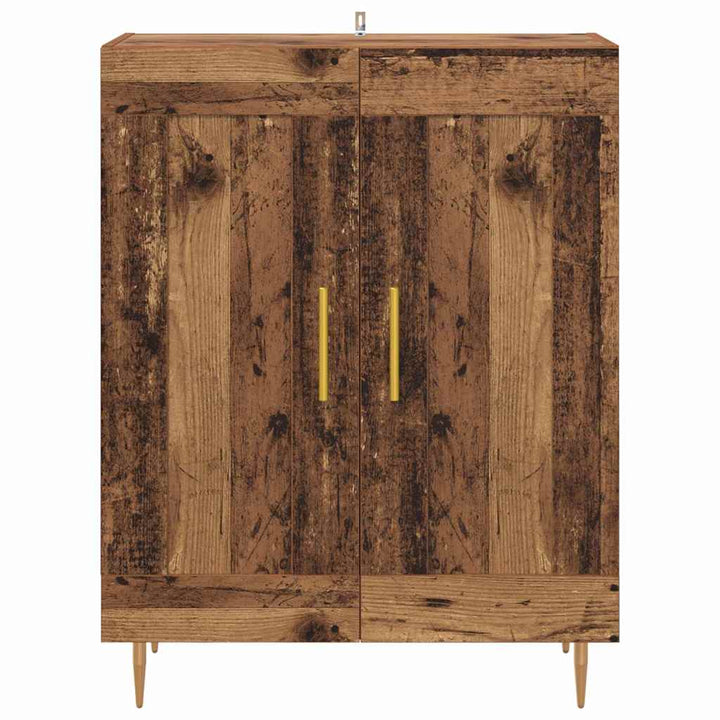 Sideboard Gammelt træ 69,5 x 34 x 90 cm Ingeniørt træ og jern