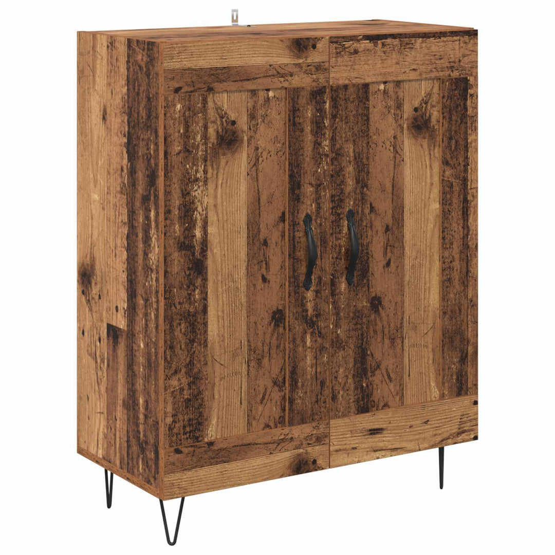 Sideboard Gammelt træ 69,5 x 34 x 90 cm Ingeniørt træ og jern