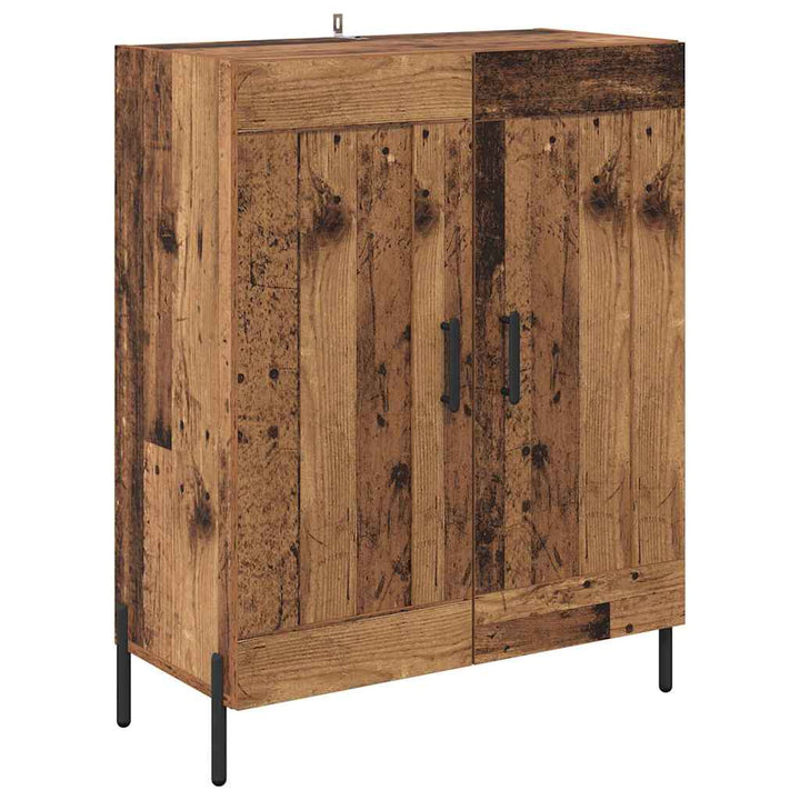 Sideboard Gammelt træ 69,5 x 34 x 90 cm Ingeniørt træ og jern