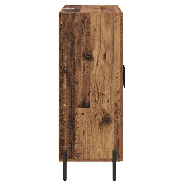 Sideboard Gammelt træ 69,5 x 34 x 90 cm Ingeniørt træ og jern