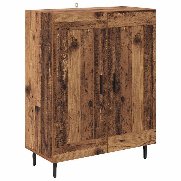 Sideboard Gammelt træ 69,5 x 34 x 90 cm Ingeniørt træ og jern