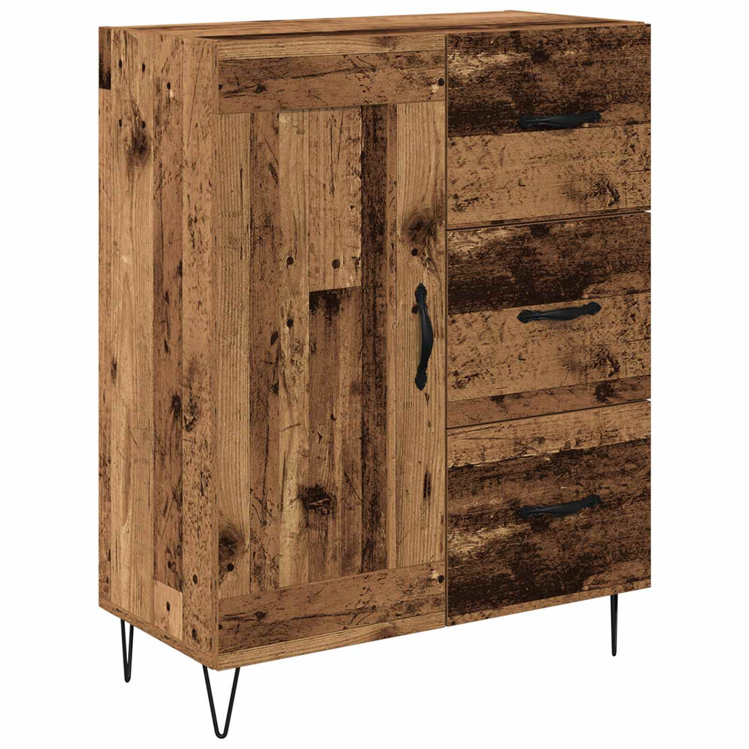 Sideboard Gammelt træ 69,5 x 34 x 90 cm Konstrueret træ