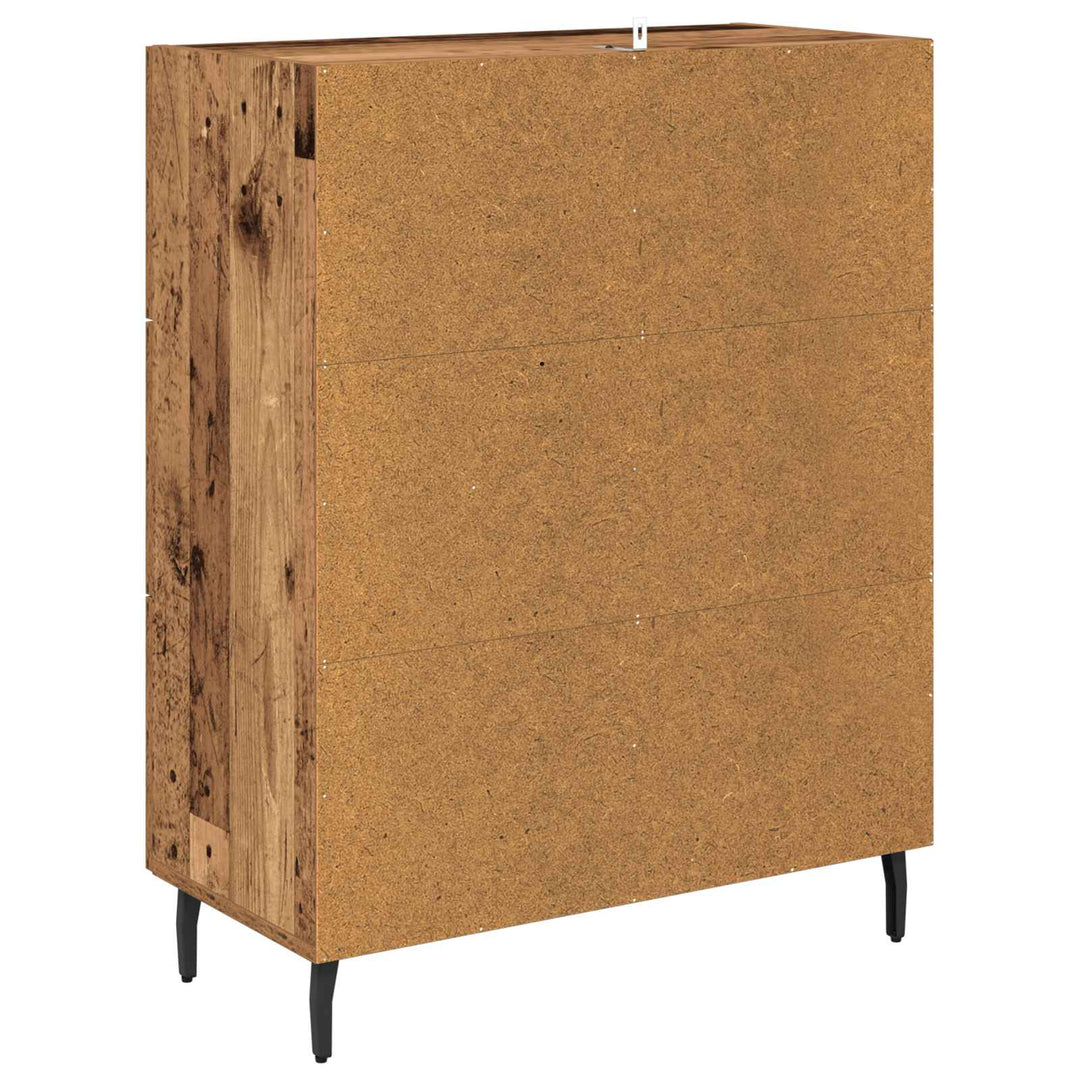 Sideboard Gammelt træ 69,5 x 34 x 90 cm Ingeniørt træ og jern