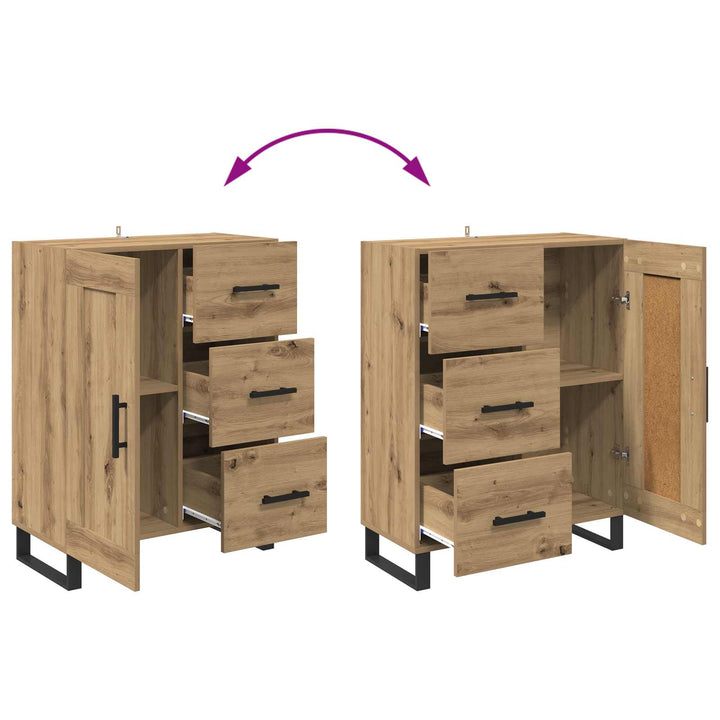 Sideboard Artisan Egetræ 69,5 x 34 x 90 cm