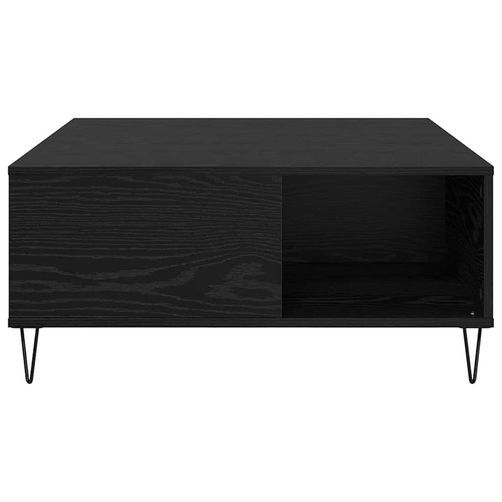 Sofabord Sort eg 80 x 80 x 36,5 cm Konstrueret træ