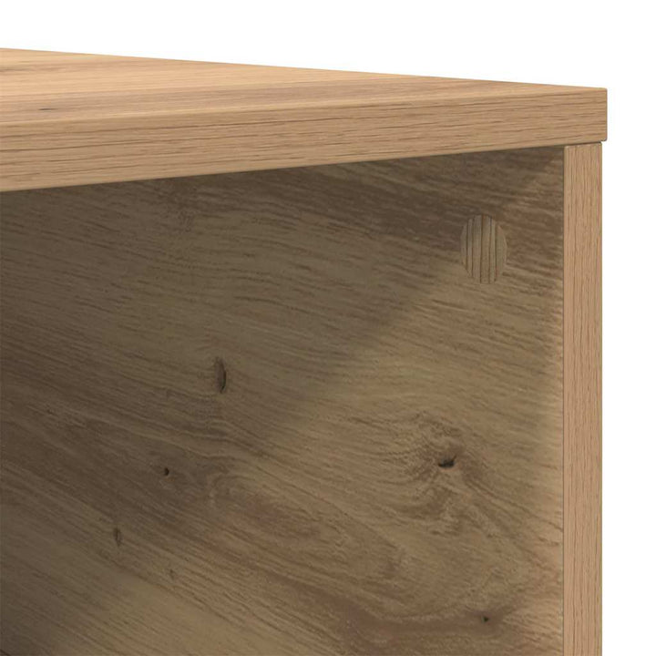 Sofabord Artisan Egetræ 80 x 80 x 36,5 cm Konstrueret træ