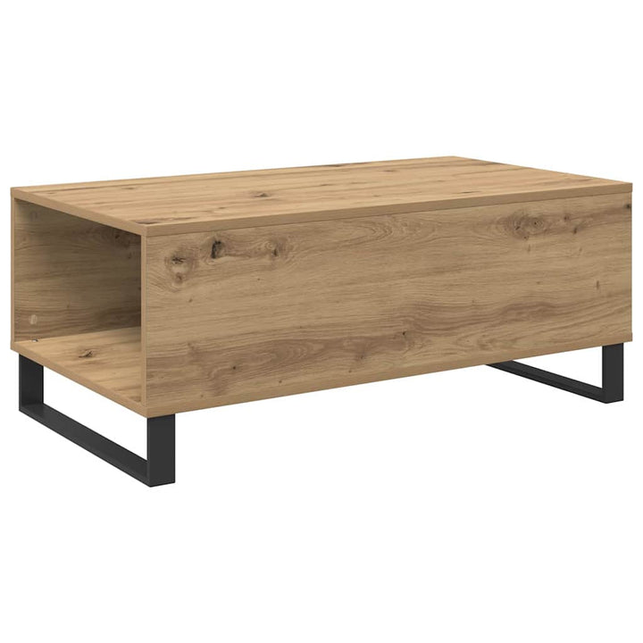 Sofabord Artisan Egetræ 90 x 50 x 36,5 cm Konstrueret træ