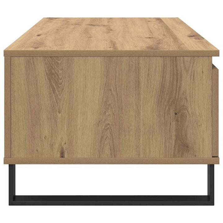 Sofabord Artisan Egetræ 90 x 50 x 36,5 cm Konstrueret træ