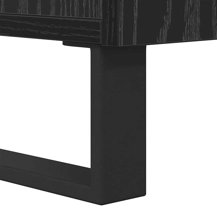 Sofabord Sort eg 90 x 50 x 36,5 cm Konstrueret træ