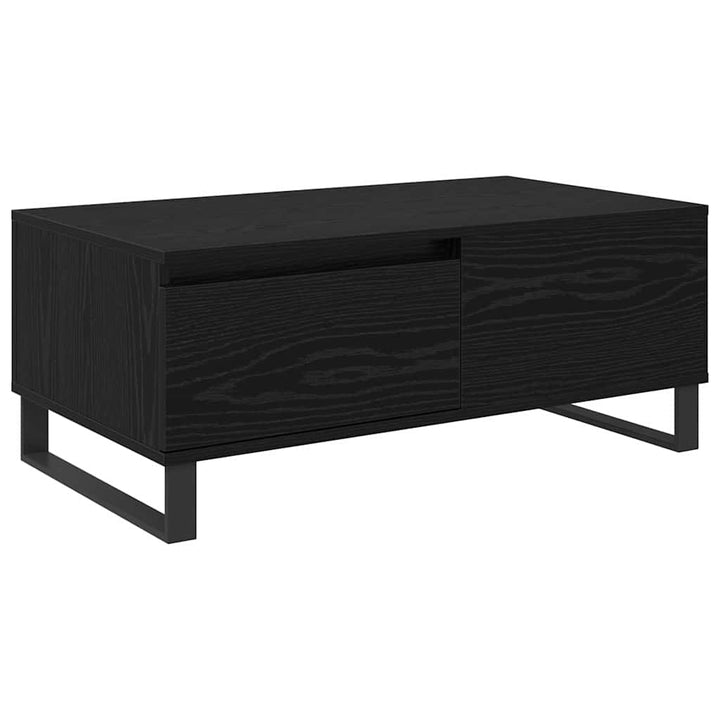 Sofabord Sort eg 90 x 50 x 36,5 cm Konstrueret træ