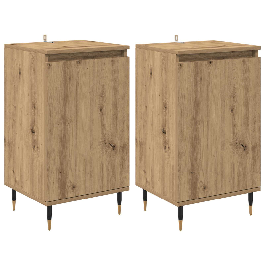 Sideboard 2 stk. Artisan Egetræ 40 x 35 x 70 cm