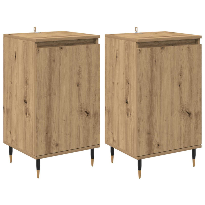 Sideboard 2 stk. Artisan Egetræ 40 x 35 x 70 cm