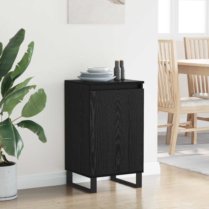 Sideboard Sort eg 40 x 35 x 70 cm Konstrueret træ