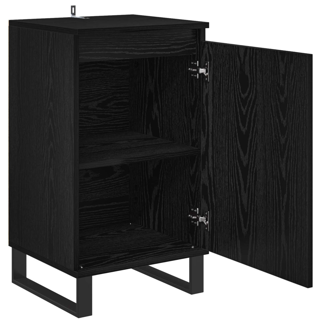 Sideboard Sort eg 40 x 35 x 70 cm Konstrueret træ