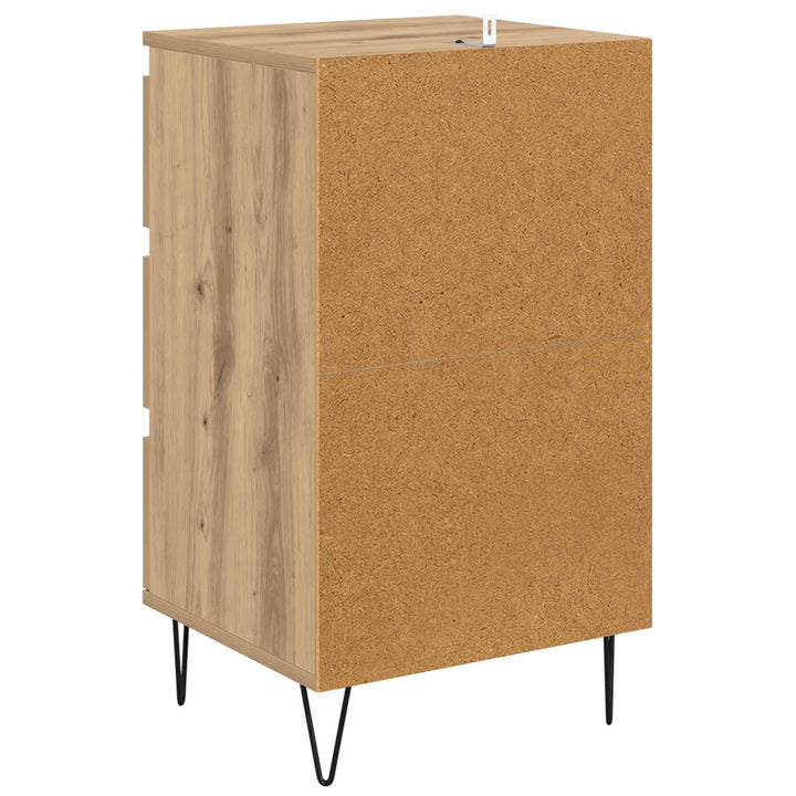 Sideboard Artisan Egetræ 40 x 35 x 70 cm Ingeniørt træ og jern