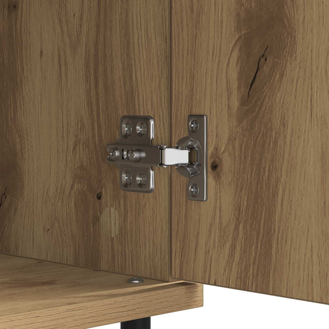 Sideboard Artisan Egetræ 60 x 35 x 70 cm Ingeniørt træ og jern