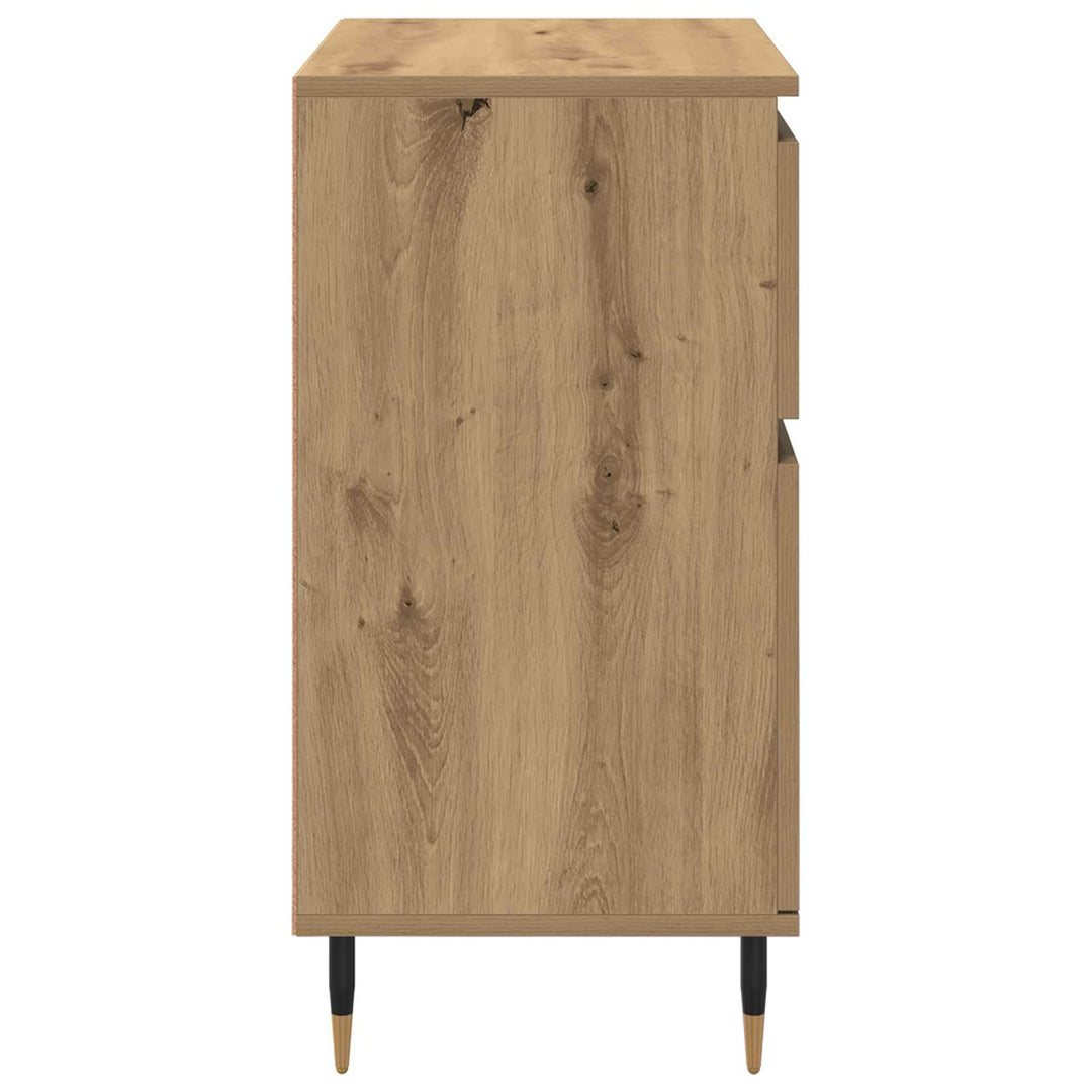 Sideboard Artisan Egetræ 60 x 35 x 70 cm Ingeniørt træ og jern