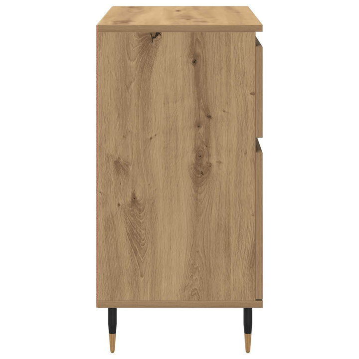 Sideboard Artisan Egetræ 60 x 35 x 70 cm Ingeniørt træ og jern